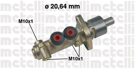 METELLI 05-0149 Hauptbremszylinder und Reparaturteile | Kompatibel mit: RENAULT TWINGO I