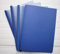Thermobindemappen Lederstruktur blau/satiniert, VPE = 50 Stück (6,0 mm = 41-56 Blatt)