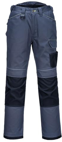 Portwest T601ZBR48 Urban Work Trousers, 48, Zoom Black