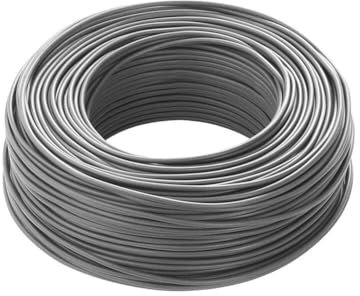 Cavo Icel FS17, Matassa Metri, Filo Elettrico Unipolare Isolante, Impianti Elettrici, Case, Imprese Edili (Grigio, 1 x 1,5 mm)