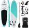 Triclicks 10ft / 3m Stand Up Paddle Boards Inflatable SUP Board Surfboard - Beginner’s Kit. Adjustable Paddle, Hand Pump With Pressure Guage, Fin, Coil Leash, Repair Kit, Backpack (Style 1)