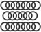 sourcing map 20 Stück O Ring Dichtung 11 mm x 15 mm x 2 mm Metrische Nitrilkautschuk Dichtungsringe Gummi für Sahnespender Poolpumpe Schnellkupplung Umfülladapter Wasserschlauch