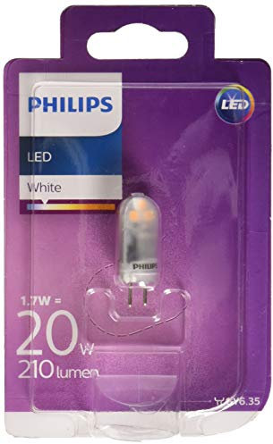 Philips Lighting 8718696797730 LED Cápsula GY6.35 1,7-20W WH 12V 1BC/6, 1 W, Blanco