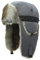 WANYING Herren Verdichte Wintermütze Bomber Mütze mit Ohrenklappen Super Warm Thermal Outdoor Fliegermütze - Grau & Braun