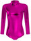 Ballettanzug Damen Frauen Langarm Body Ballett Trikot Turnanzug Gymnastikanzug Tanzen Bodysuit Tanztraining Gymnastik Kostüm Einteiler Metallic One Piece Leotards Oberteile Dunkelviolett 2XL