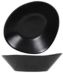 Cosy & Trendy 368944 Schale Vongola-Schwarz 20,3 x 17 x H 6,4 cm