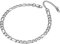 Richsteel Edelstahl Figarokette Fußkettchen Damen Frauen 6mm breit Fußkette 21.5cm mit 5cm Verlängerung für Party Sommerfest