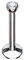 Piercing Stab Stecker Lippenpiercing Ohrpiercing Labret Lippe Ohr Tragus Helix Platte Innengewinde mit Kristall Glitzer Stein Klein Silber 1,0mm x 6mm