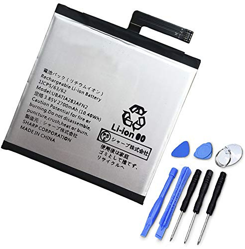 XITAIAN 3.85V 10.40Wh 2700mAh UBATIA283AFN2 Ersatz Laptop Akku für Sharp AQUOS Sense Cell Phone Batteries + Tools Free