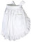 Taillenschürze, niedlich, Retro, Vintage, halbe Schürze, Kochen, Küche, Rüschen, Dienstmädchen, Schürze mit Taschen für Frauen, Weiss/opulenter Garten, Einheitsgröße