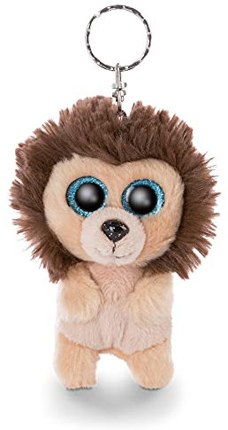 NICI 46942 Original – Glubschis Schlüsselanhänger Cliff 9cm – Löwen Kuscheltieranhänger mit Schlüsselring für Schlüsselband, Schlüsselbund & Schlüsselhalter, braun/braun, 25 cm