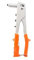 Remachadora manual 25 cm con mango de plástico, grapadora de clavos de hierro, herramienta de reparación, bricolaje, uso profesional para metal, madera, plástico