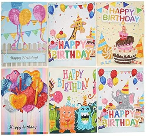 ycyingcheng Weihnachtsgrußkarten DIY 5D Diamant Malerei Set Neujahr Stickpackungen, Geburtstag Postkarte & Umschläge Vollbohrer Stickerei Kreuzstich Handwerk