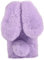 Xifanzistore Peluche Lapin Housse Wiko View 4 Étui Fluffy Doux, Fluffy Soft Housse Coque Peluche Mignonne Duveteux Étui Girly Couverture Fausse Fourrure Housse Phone Cover Wiko View 4 Lite,Violet