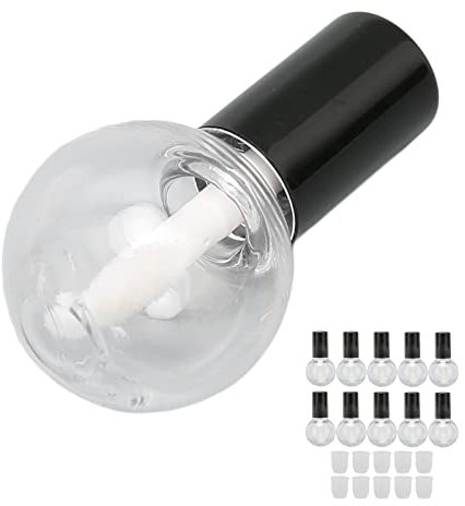 10 Stück 5ML Leere Lipgloss Flasche Set,Mini Röhrchen Behälter Niedliche Kugel Typ Kunststoff Nachfüllbare DIY Lipgloss Flasche für Lipgloss, Lippenbalsam
