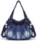Angel Kiss Handtasche Damen Schultertasche Multifunktionale Umhängetaschen Wasserdicht PU Veganes Leder mit Reißver Schlusstaschen