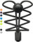 Stepace Elastische Schnürsenkel mit Schnellverschluss, 2 Paar Gummi Schuhbänder ohne Binden für Kinderschuhe, Sportschuhe Einfarbig Schwarz