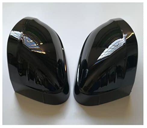 Auto Spiegelkappen 2 Stück Für Audi Für A4 Für A5 B9 2017 2018 2019 S4 S5 RS5 Ersatzabdeckungen Schwarze Seitenspiegelkappen Rückspiegelkappe (Farbe : 1)