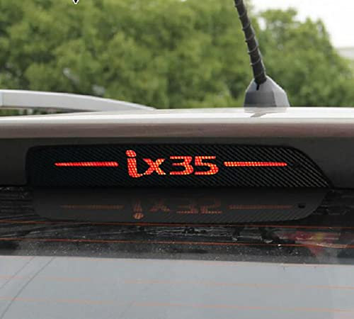 SLURF Auto-Carbonfaser-Vinyl-Bremslichter, dekorative Abdeckung, hochmontierter Bremsleuchten-Aufkleber für Hyundai ix35