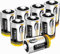 Keenstone CR123A 3V Lithium, Keenstone 1600 mAh CR17345 3 V Lithium Einweg-Batterien 8 Stück für Taschenlampe, Kamera, intelligentes Instrument, Mikrofon etc. 【Nicht für Arlo】