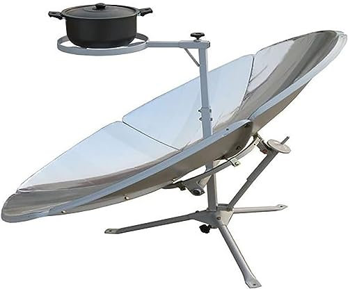 CGLYYDS Cocina Solar, Estufa Solar portátil para Acampar parabólica para el Horno Solar, 800~1000 ° C Concentrador Solar para cocinar, Agua hirviendo, Calentamiento
