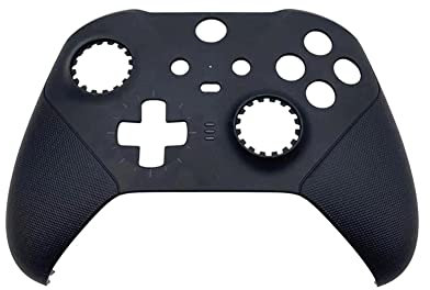 Meijunter Carcasa de Repuesto Carcasa Frontal Cáscara Delantera Cubierta de la Carcasas Compatible con Xbox Mando Inalámbrico Elite Series 2 - Negro