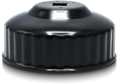 CCLIFE 76mm Filtro Olio Tazza 3/8'' Chiave Filtro Olio per Auto Strumenti di Rimozione del Filtro Dell'olio 30-angoli
