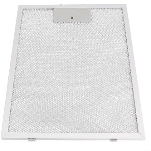 PETSTIBLE Universal Cooktop Cover Metal Mesh Grease Filter, Kitchen Exhaust Fan (silver,322 X 249 X 9Mm)