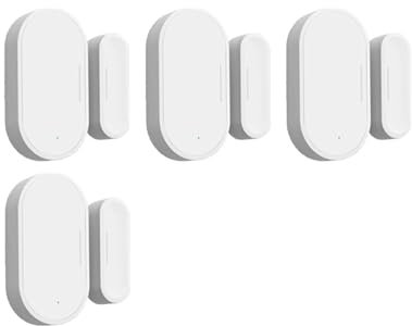 Allarmi Per Porte, Tuya Zigbee 3.0 Sensore intelligente for porte e finestre Rilevatori Zigbee2MQTT Protezione di sicurezza Controllo APP Vita intelligente tramite Alexa Google Home Per La Sicurezza D