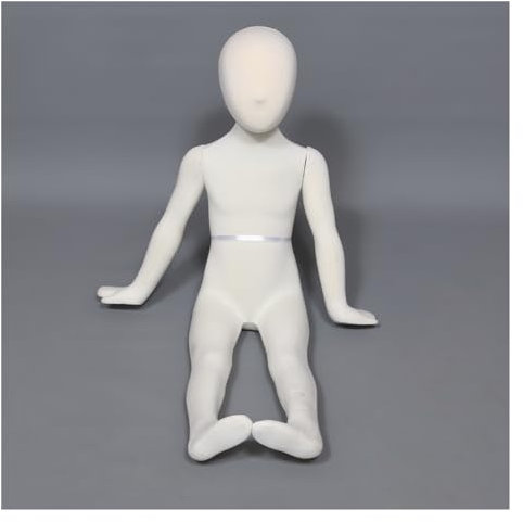 kleiderpuppe schneiderpuppe kind Sitzende Schaufensterpuppe für Kinder im Alter von 1 bis 9 Jahren, Ganzkörper-Schaufensterpuppe für Anstecken, Kinderschaufensterpuppe mit biegsamen Armen und Beinen f