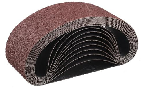 STEBRUAM Sanding Belt 75 x 533 mm,10PCS 40 Grit