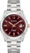 Bulova 98B422 Surveyor Mecha Classic - Montre homme, acier, verre saphir, mécanique, 39 mm, rouge, rouge, Classique
