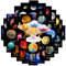 Sterne und Planeten Aufkleber für Kinder, 50Pcs Weltraum Erde Sonnensystem Planeten Stickers, Vinyl Wasserdicht Aufkleber für Laptop Wasserflasche Teenager Fahrrad Handy Skateboard Reisetasche