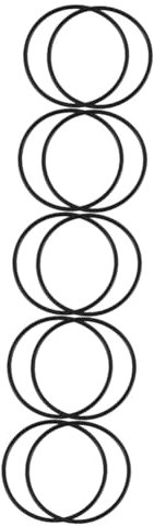 BESPORTBLE 10pièces Joints Toriques Caoutchouc Pour Pompe De Filtre De Piscine De Scellement Pour De Filtre Performance De Scellement