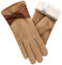vislivin Winter Warm Handschuhe Damen Touchscreen Handschuhe Wildleder Winterhandschuhe mit Gefütterten Gloves Braun XL