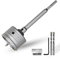 CSOOM Scie cloche à béton, de 90 mm, avec rallonge SDS-Plus de 220 mm, kit de scies cloches pour béton, couronne de forage creuse, 4 forets de centrage de 8 x 110 mm, pointe en carbure de tungstène, 2