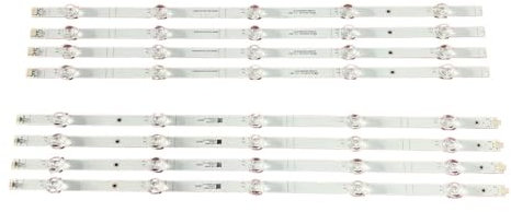 RTRCAGAKM Bande de rétro-éclairage LED adaptée for Hisense TV 55R7G5 55A6GTUK 55E7HQ 55A6H 55R6G 55A6G 55R6095G5 55R6070G TV 55C350KU 55C350KB SVH550FA1(Kit 4pcs for 1 TV)