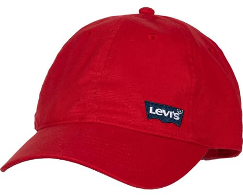 Levi's Casqueta Batwing, Niños, Talla única, Rojo Pompeyano