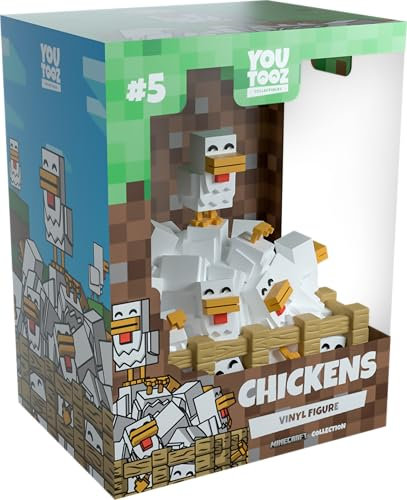Youtooz Minecraft Chickens - Figura de Vinilo de 3.6 Pulgadas, Coleccionable de la colección Minecraft