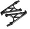 Wivplex CNC-Metall-Halterung for hintere Stoßdämpferbrücke, for 1/5 HPI ROVAN KM Baja 5B 5T 5SC Buggy Rc-Autoteil Rc-Auto-Stoßdämpferhalterung(Black)