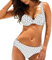 Bikini Damen Set Bauch Weg Punkte Push Up Badeanzug Bauchweg Zweiteiler Triangel Bikinis Frauen Brüste Polster Schwimmen Strand Bandeau Über Kreuz Bademode Mit Bügel Curvy Swimsuits Sexy