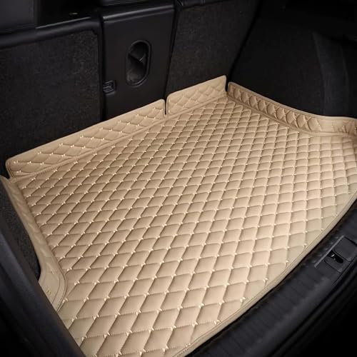 Piel Alfombrilla de Maletero Adecuada para Renault Megane (Combi) 2008-2016,Impermeable Bandeja Forro,con Bordes elevados,Apto para Perros