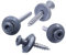 SECCARO Lot de 75 vis étanches 4,5 x 60 mm RAL 7005 gris souris, acier inoxydable A2, rondelle d'étanchéité EPDM 15 mm, TX/six pans creux