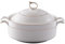 Soup Tureen Ceramic, 1.5L White Serving Bowls with Gold Border Double Handle Soup Tureen with Lid and Ladle Set for Pasta, Punch Bowl with Ladle