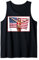 Chemise Pinup Drapeau Américain - Modèle Bikini Sexy & Drapeau USA #4 Débardeur