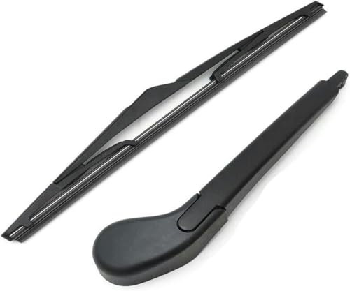 JQHXFDC - Juego de escobillas y Brazos para limpiaparabrisas Trasero de Coche, Cepillo para Parabrisas y Ventana para Ford Focus 2012 2013 2014 2015 2016