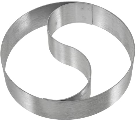 Reisbällchen Form für Zuhause, aus Edelstahl, Yin Yang Form, Silber | Glatte Oberfläche, Sicher in Hand Leicht zu Reinigen, für Erwachsene und Junge Mädchen