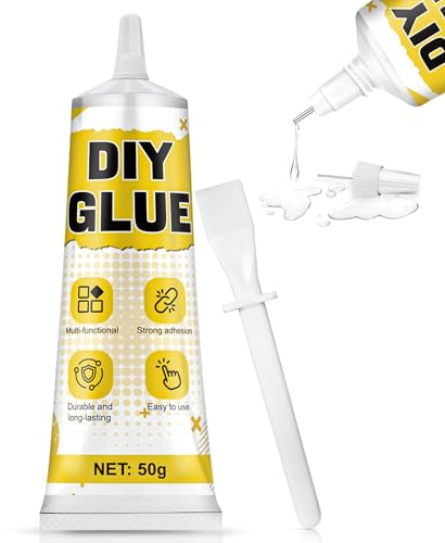 NoxGule Pegamento Modelismo, Cola Blanca Manualidades, Pegamento Maquetas, Secado Rápido, Ideal para Pegar Papel y Maquetas, Manualidades Creativas y Proyectos Bricolaje, 50g