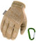 Mechanix WEAR ORIGINAL Einsatz-Handschuhe, atmungsaktiv & abriebfest + Gear-Karabiner, Original Glove in Schwarz, Coyote, Multicam/Größe S, M, L, XL (XL, Coyote)
