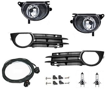 Nebelscheinwerfer Nachrüstung NSW Set Kit Komplettset Kabelbaum kompatibel mit AUDI A3 8P